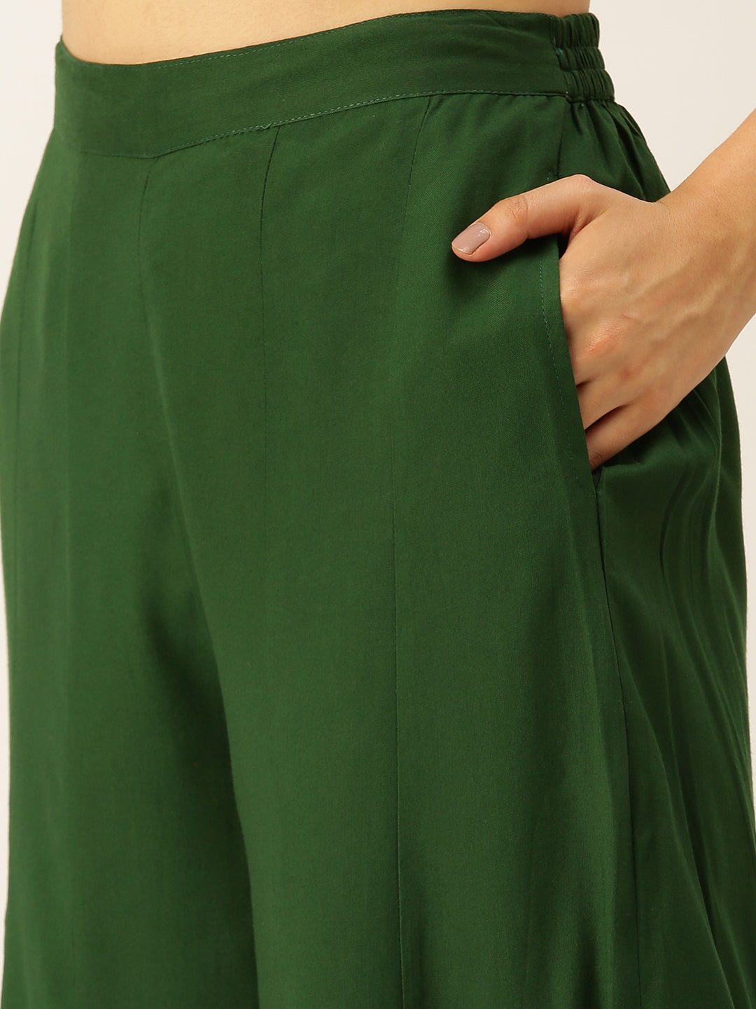 Women's Green Printed Kurta Sets
