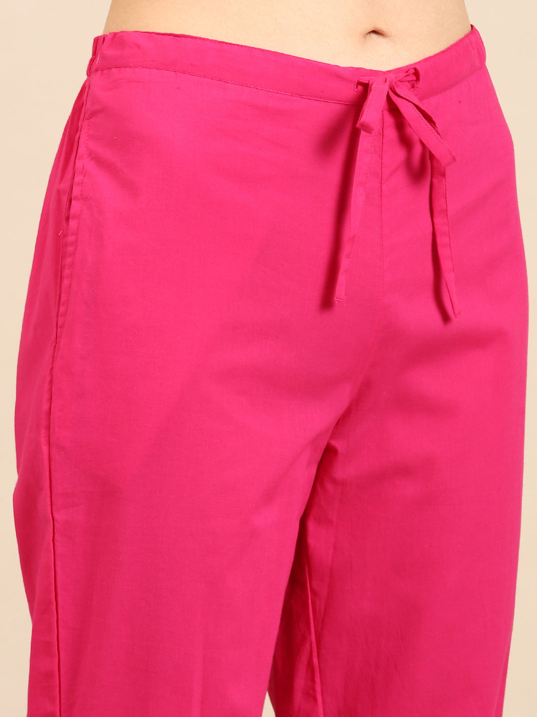 Women's Pink Tie Dye Kurta Set