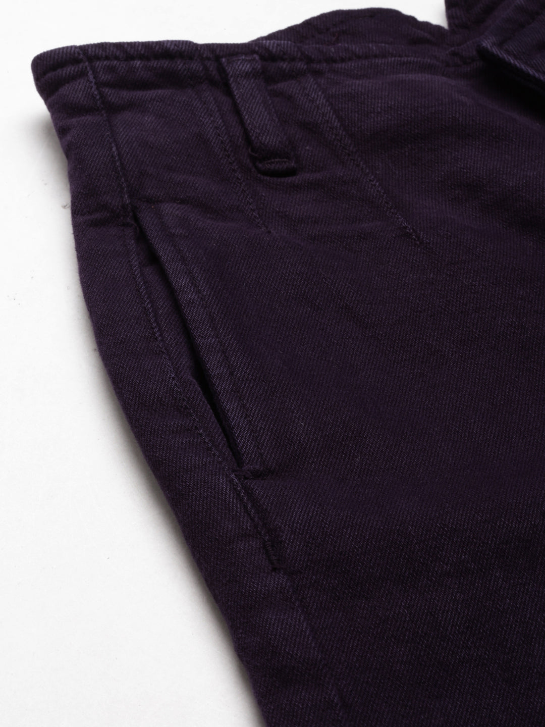 Women Purple Solid Slim Fit Denim Jeans