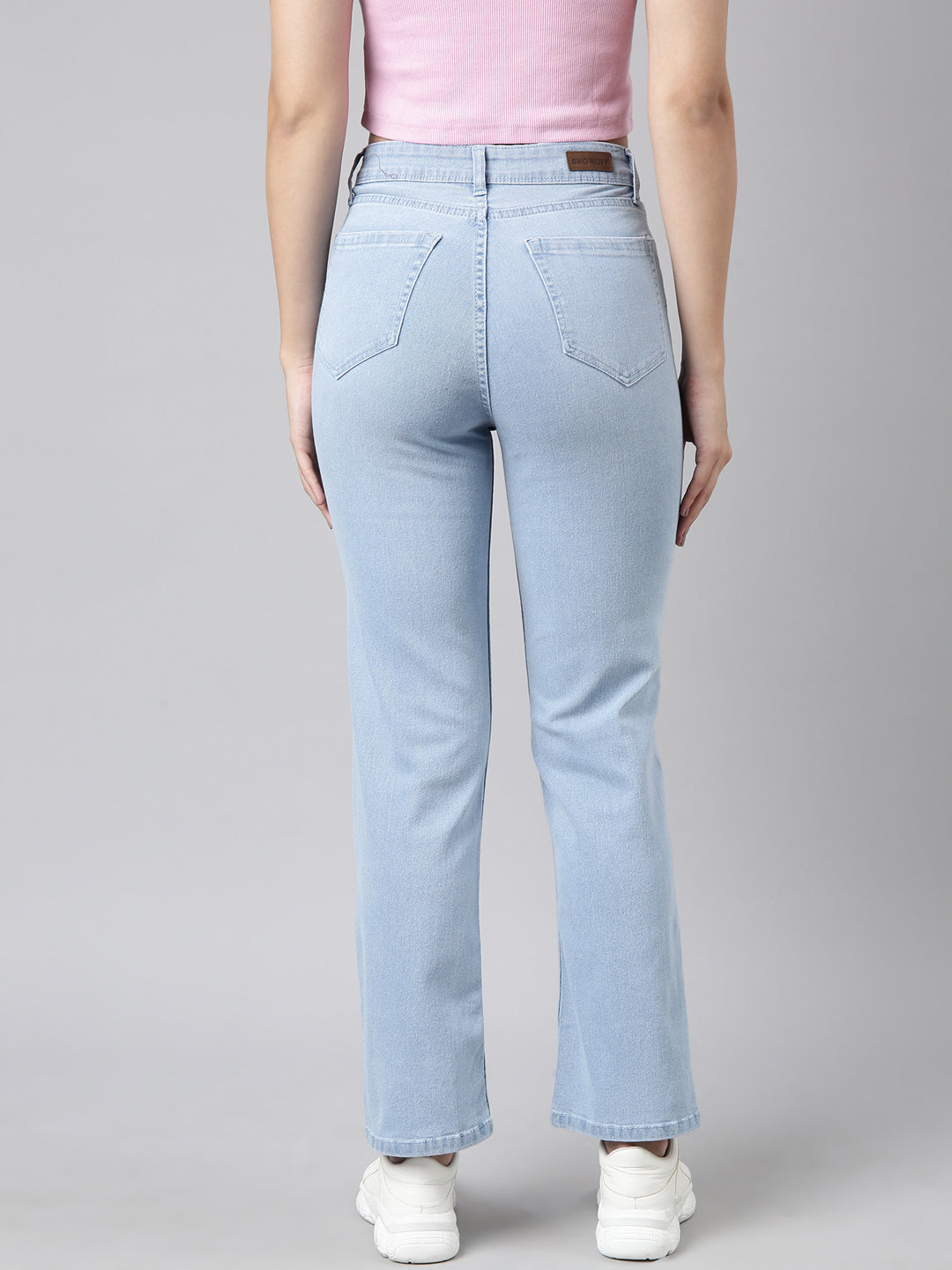 Women Straight Fit Denim Blue Jean