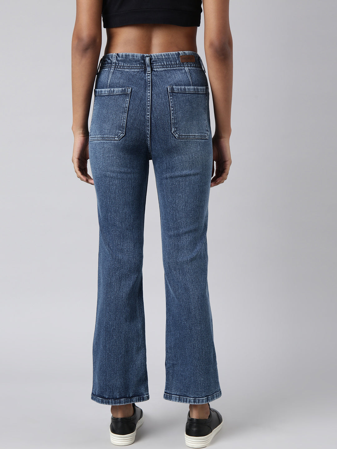 Women Straight Fit Denim Blue Jean