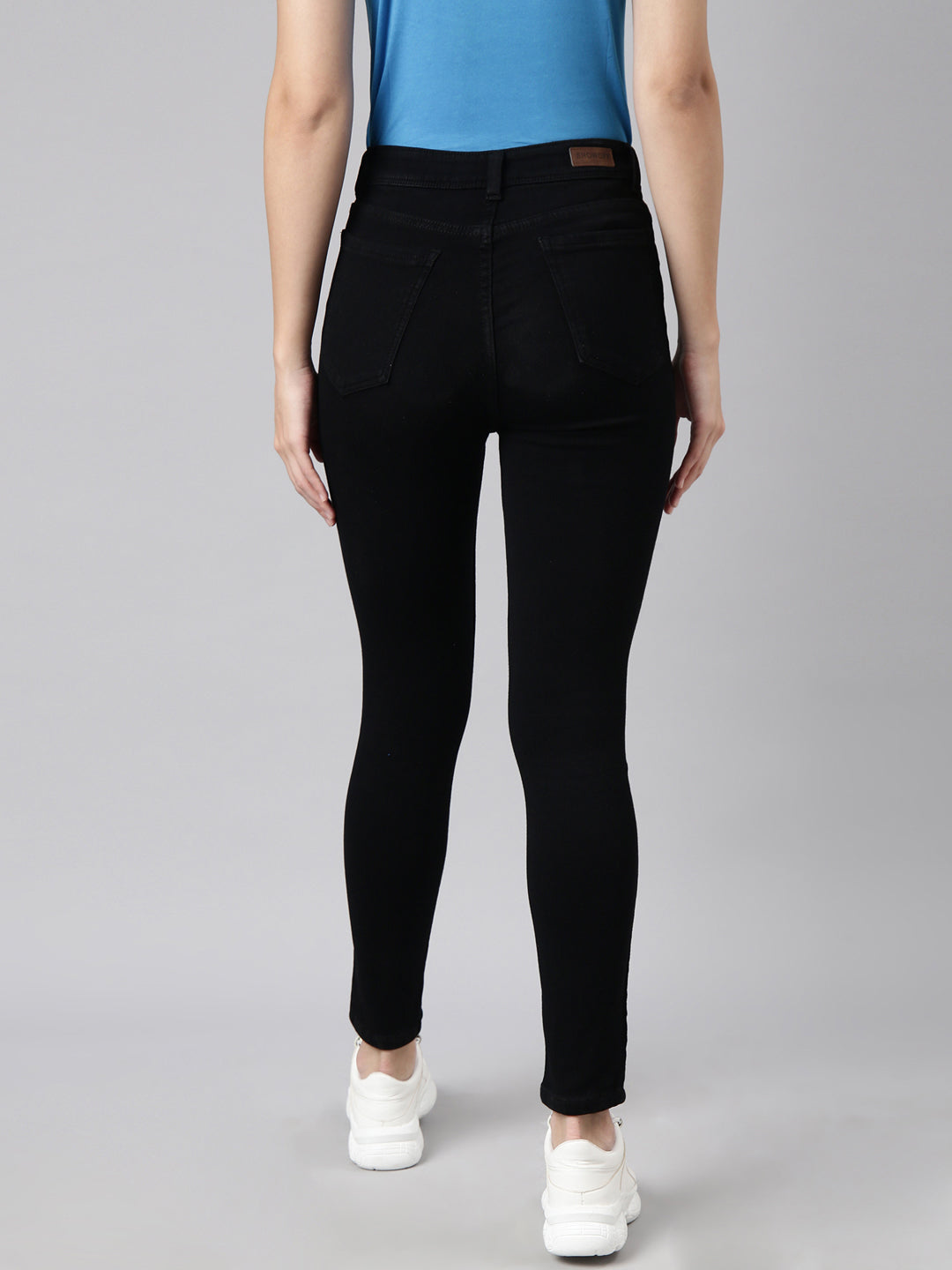Women Slim Fit Denim Black Jean