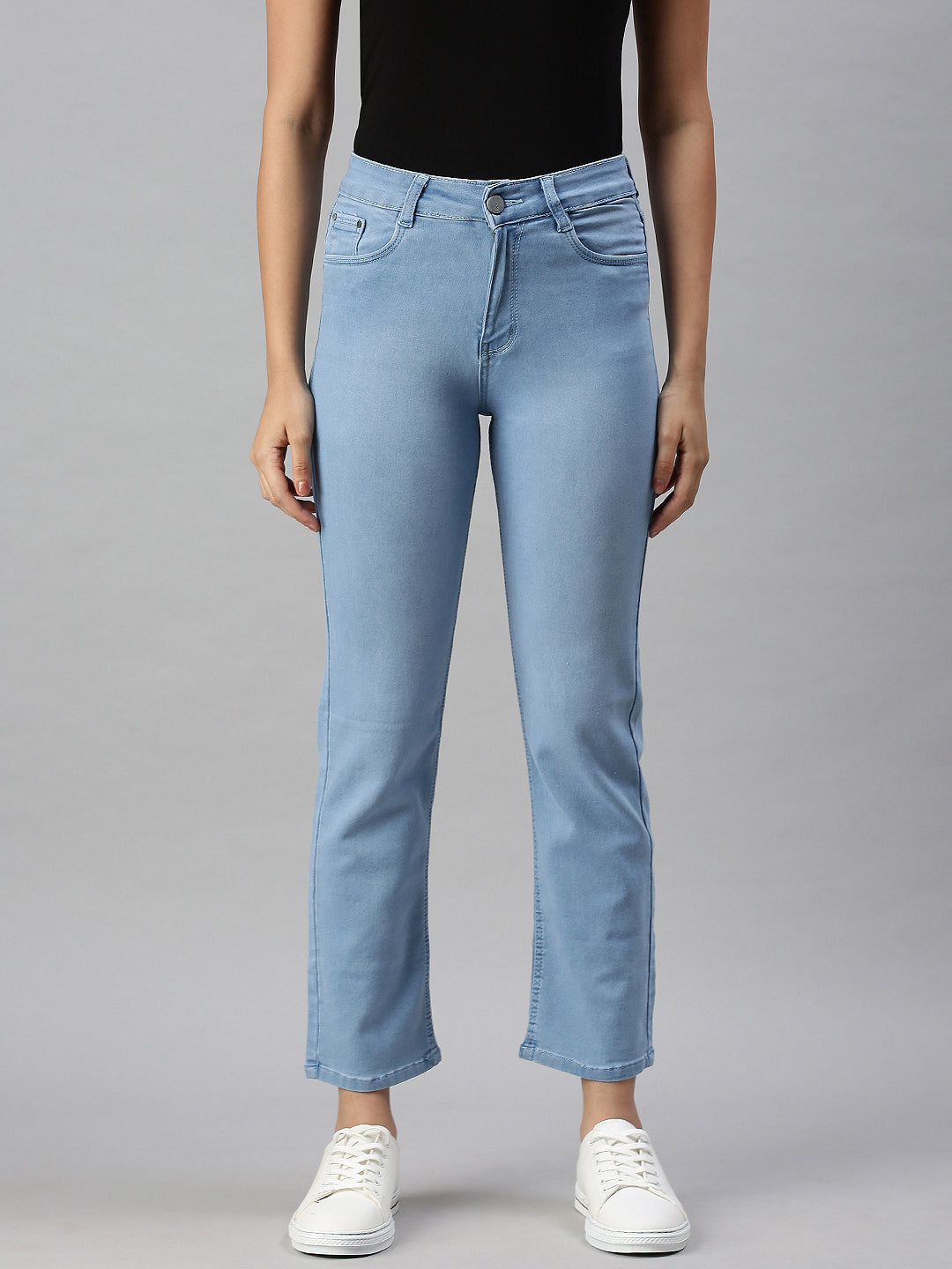 Women's Denim Straight Fit Blue Jeans