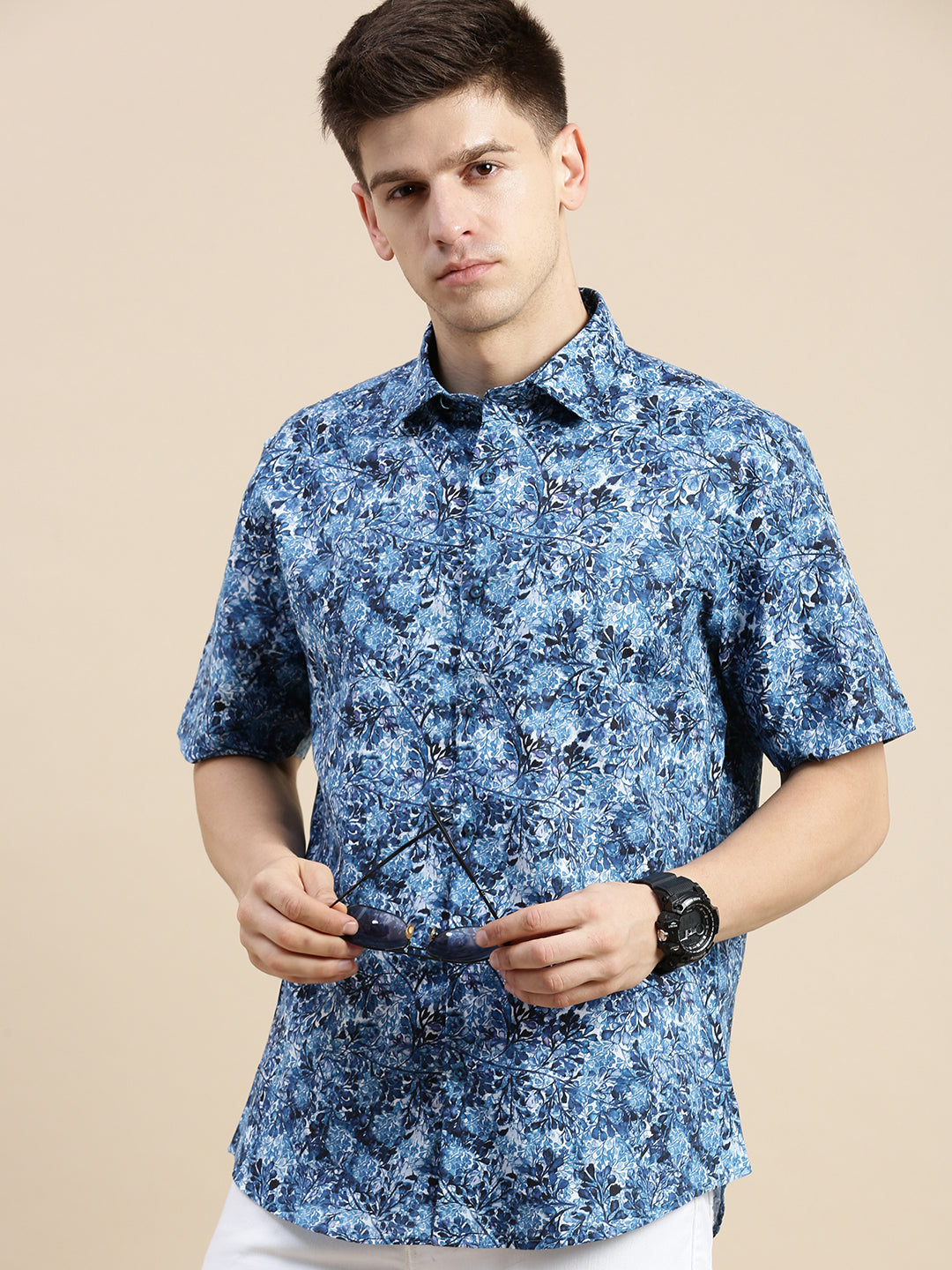 Men Multi Tropical Casual Shirt
