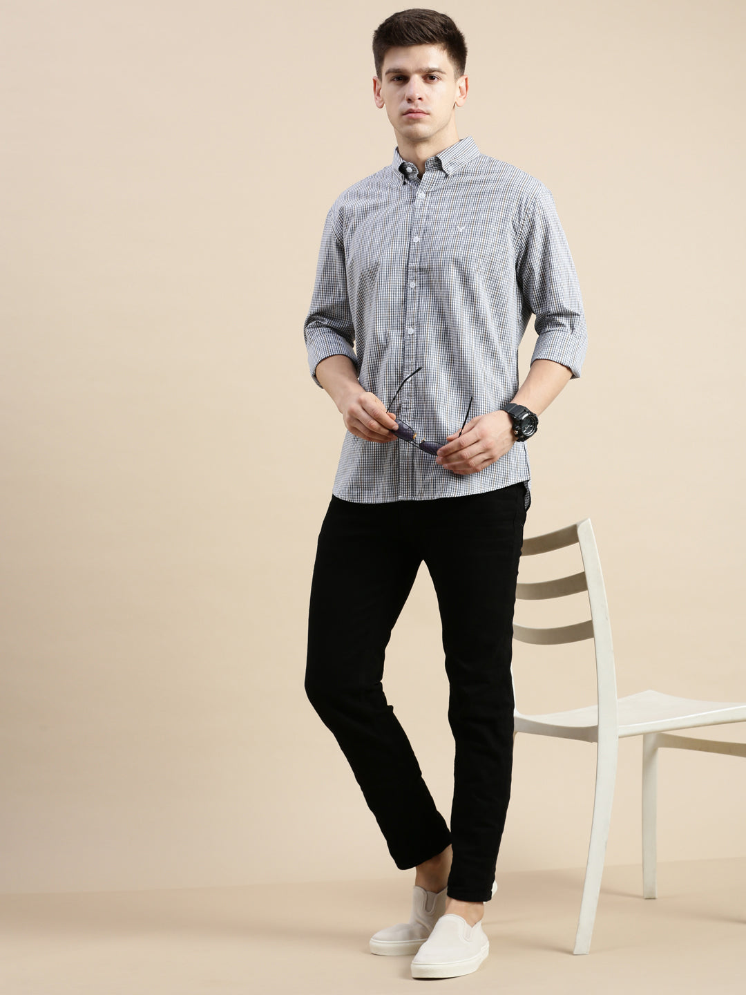 Men Multi Checked Casual Shirt