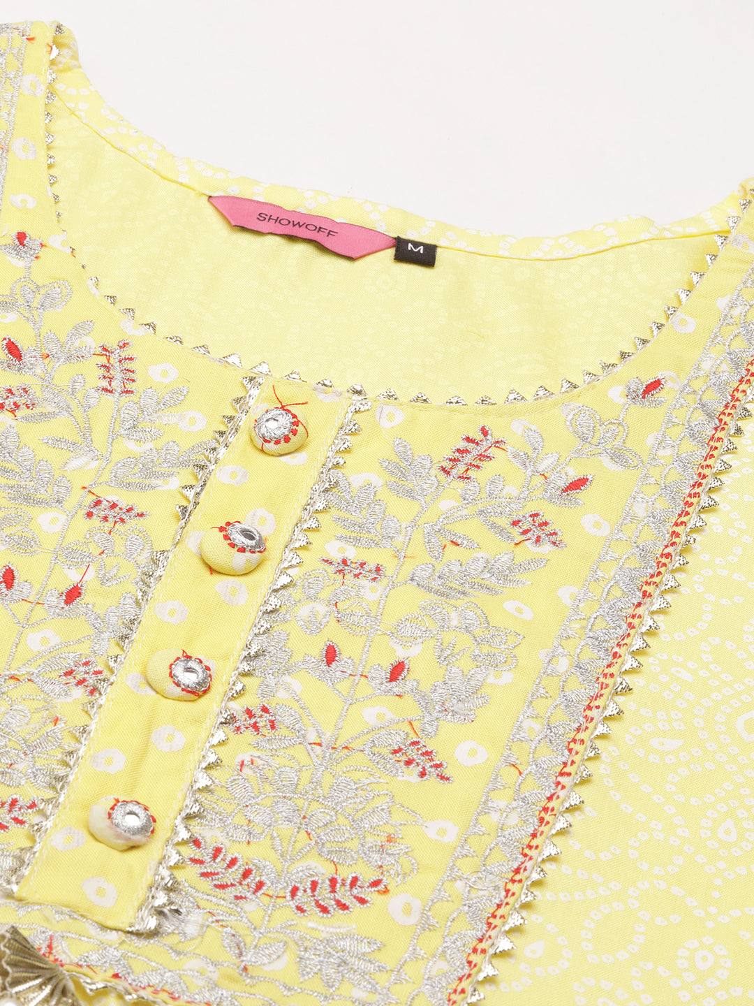 Women's Yellow Printed Kurta Set