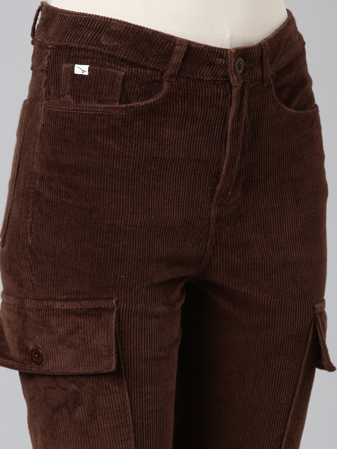 Women Brown Solid Joggers