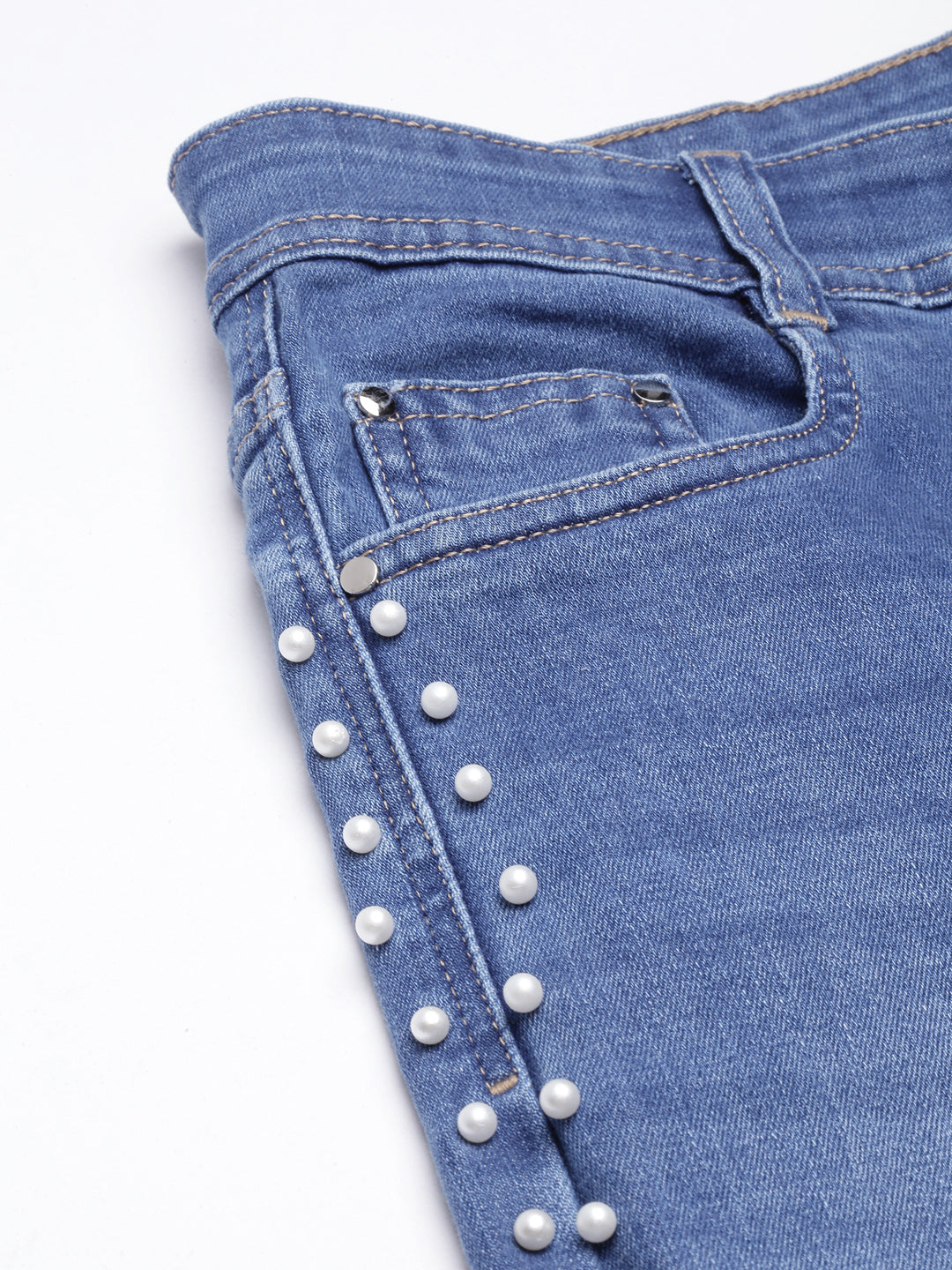 Women Skinny Fit Denim Blue Jean