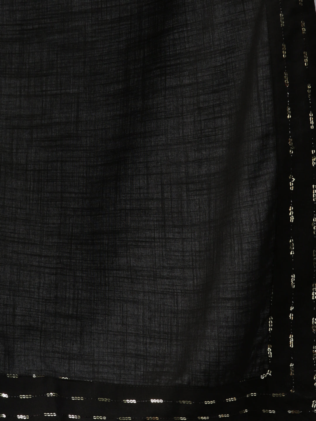 Women's Black Embroidered Kurta Sets