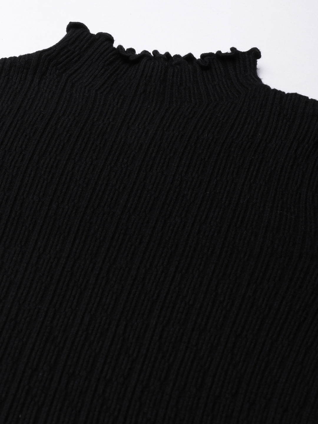 Women Black Solid Bodycon Dress