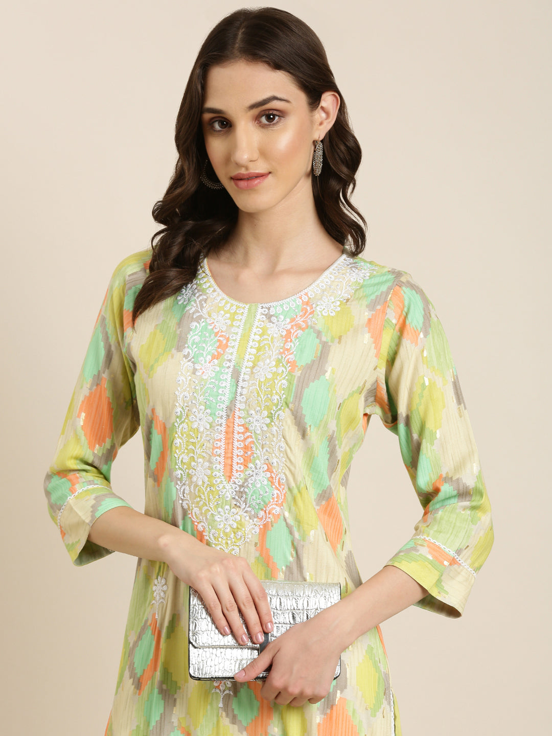 Women Multi Printed Straight Kurta