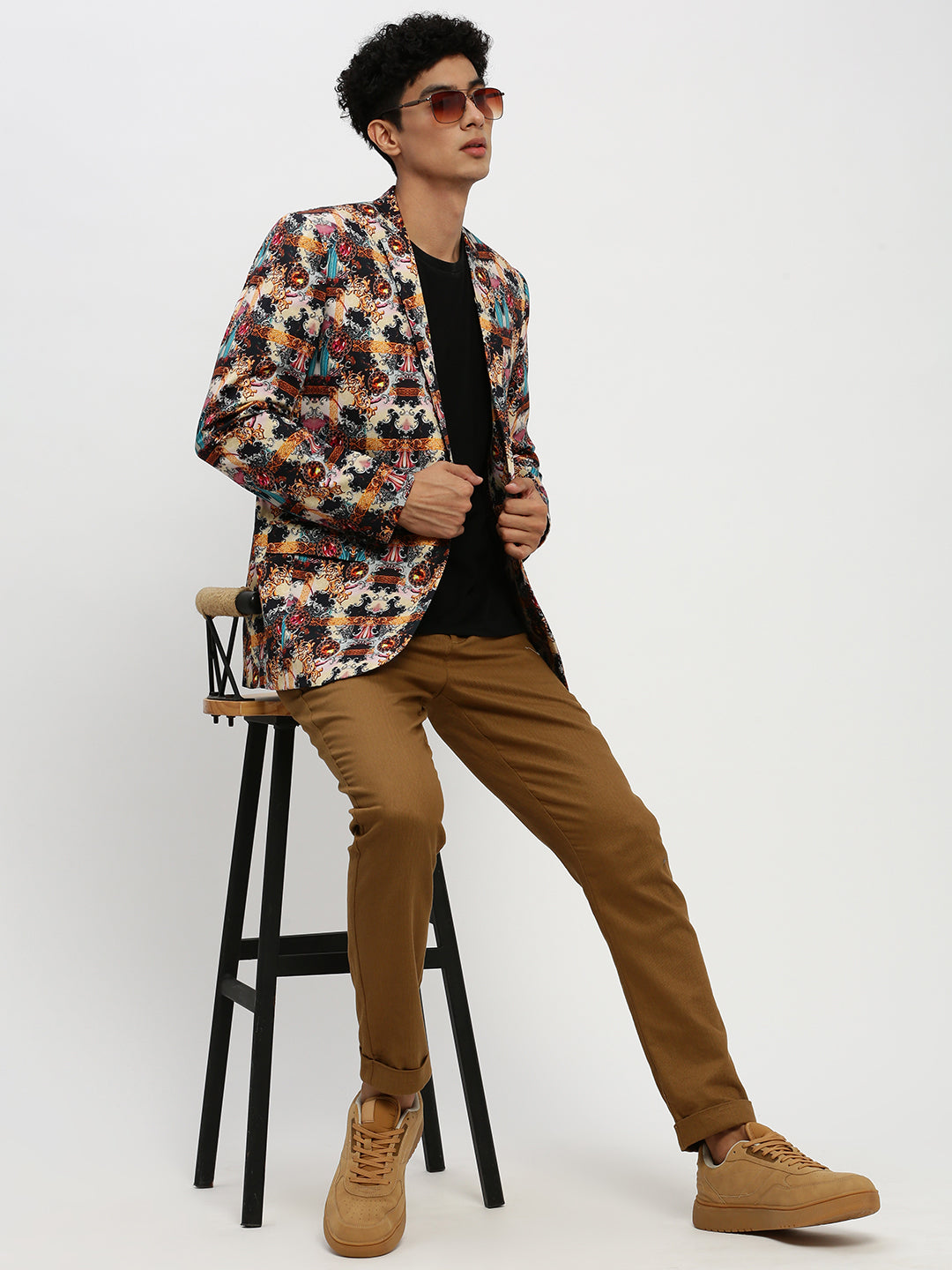 Men Multi Printed Blazer