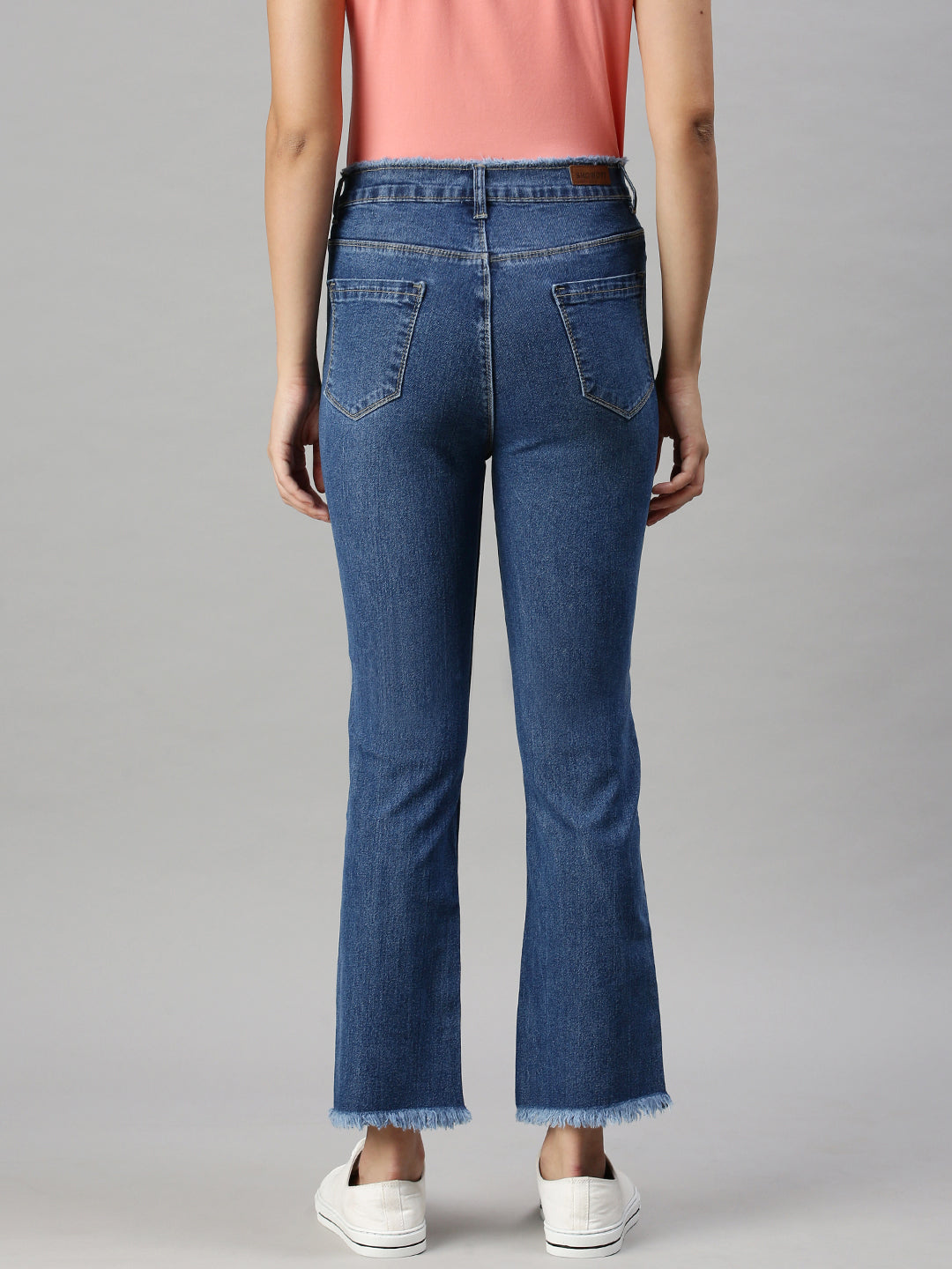 Women's Denim Straight Fit Navy Blue Jeans