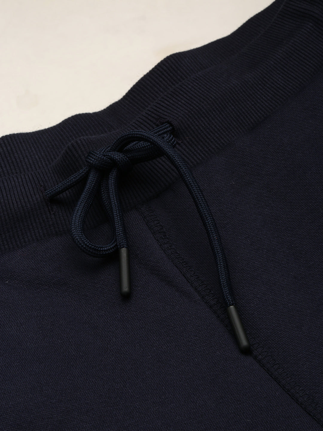 Men Navy Solid Casual Track Pant